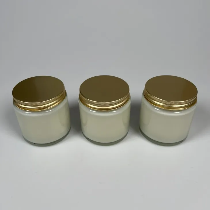 Świeca sojowa zapachowa w szkle przezroczystym - bawełniany knot 120 ml