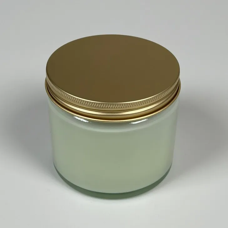 Świeca sojowa zapachowa w przezroczystym szkle - drewniany ażurowy knot 250 ml